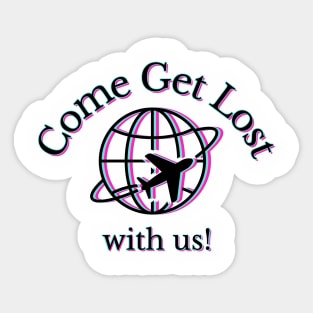 Come Travel with Us! Sticker